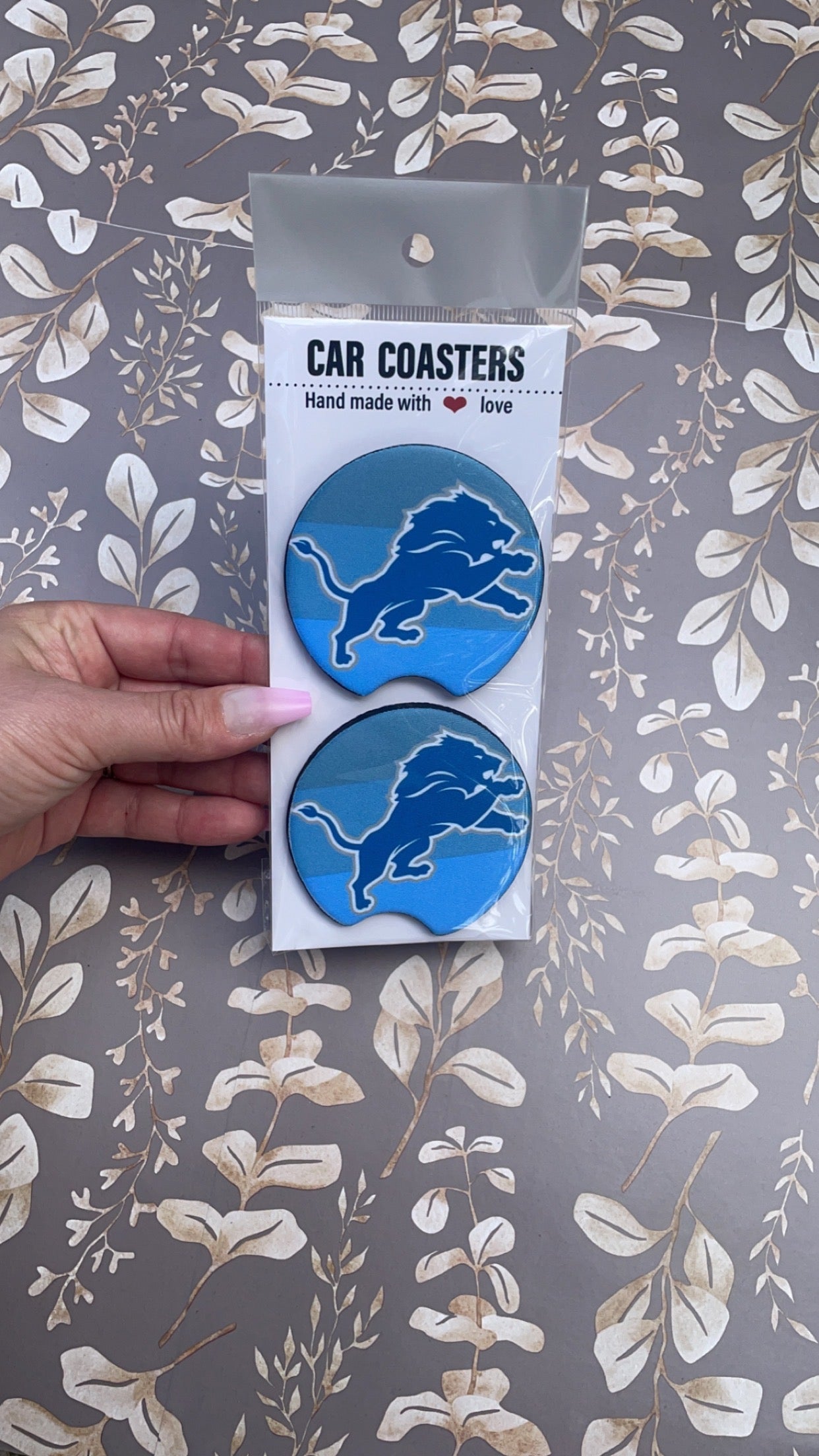 Lions Car Coasters