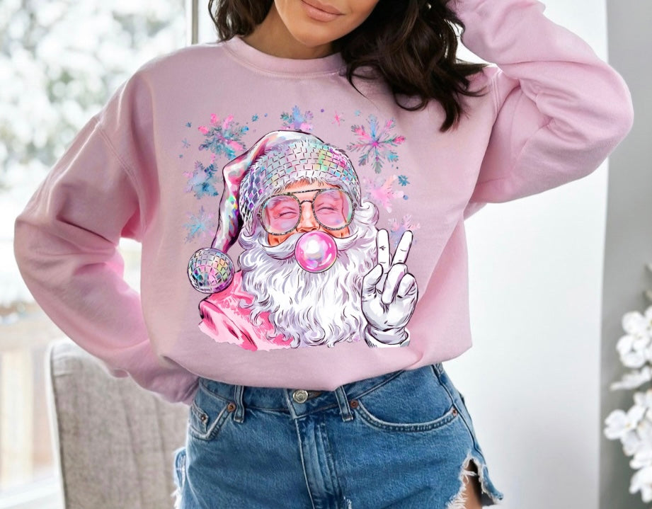 Bubble gum Santa