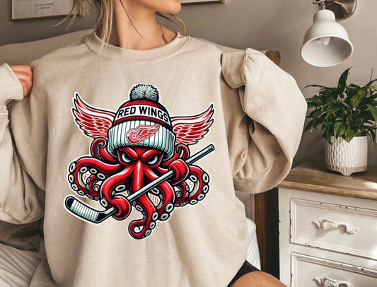 Red wing octopus