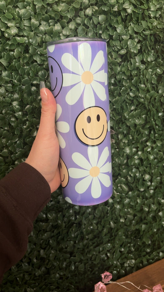 Purple Spring tumbler