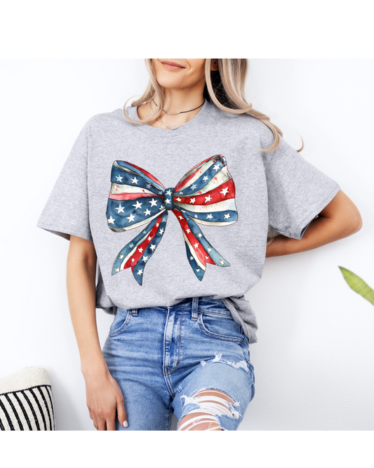 Red white + Blue Bow